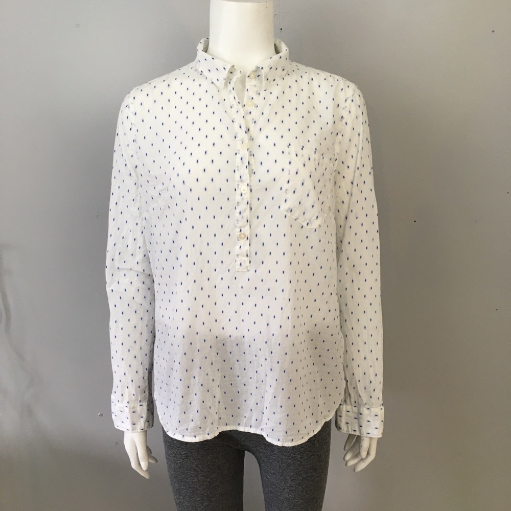 Gap Half Button Dress Shirt
